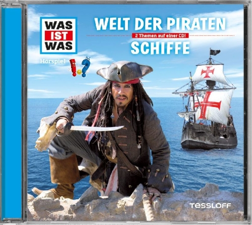 Buchcover und Innenansicht für das Buch: Was ist was Hörspiel-CD: Piraten/ Schiffe