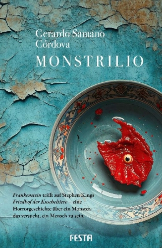 Buchcover und Innenansicht für das Buch: Monstrilio