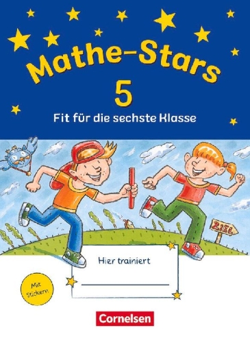 Buchcover und Innenansicht für das Buch: Mathe-Stars - Fit für die 6. Klasse. Übungsheft