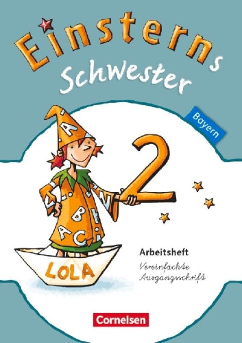 Buchcover und Innenansicht für das Buch: Einsterns Schwester - Sprache und Lesen 2. Jahrgangsstufe. Arbeitsheft Bayern
