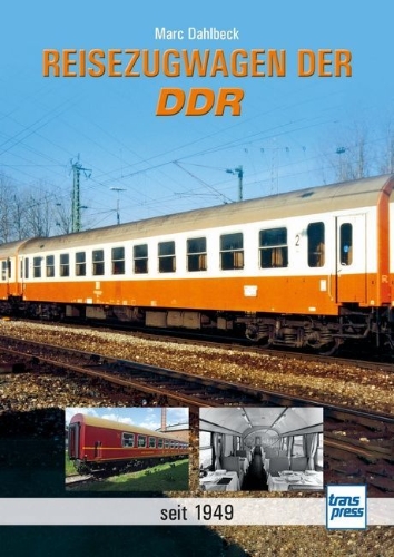 Buchcover und Innenansicht für das Buch: Reisezugwagen der DDR