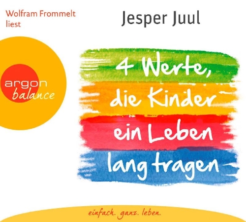 Buchcover und Innenansicht für das Buch: Vier Werte, die Kinder ein Leben lang tragen