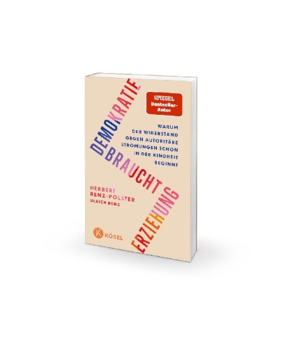 Buchcover und Innenansicht für das Buch: Demokratie braucht Erziehung