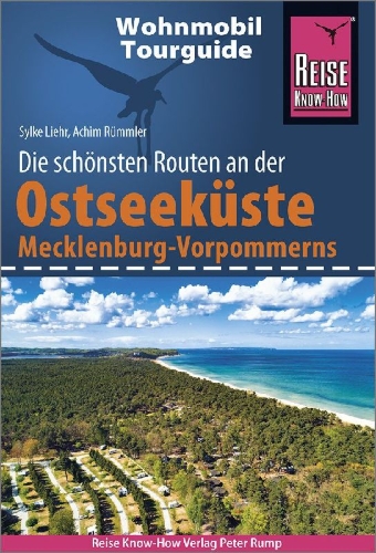 Buchcover und Innenansicht für das Buch: Reise Know-How Wohnmobil-Tourguide Ostseeküste Mecklenburg-Vorpommern mit Rügen und Usedom