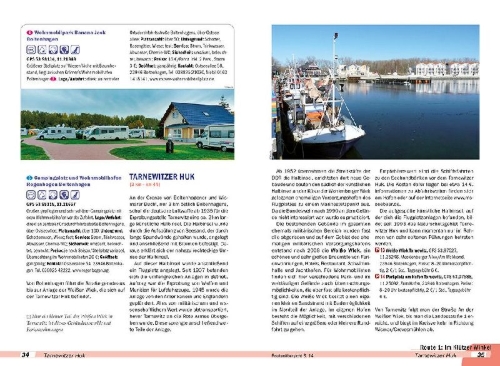 Buchcover und Innenansicht für das Buch: Reise Know-How Wohnmobil-Tourguide Ostseeküste Mecklenburg-Vorpommern mit Rügen und Usedom