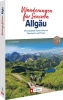Buchcover und Innenansicht für das Buch: Wanderungen für Senioren Allgäu