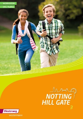 Buchcover und Innenansicht für das Buch: Notting Hill Gate 3. Workbook mit Audio-CD