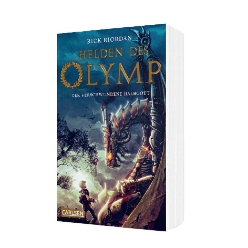 Buchcover und Innenansicht für das Buch: Heroes of the Olympus 1: The lost hero