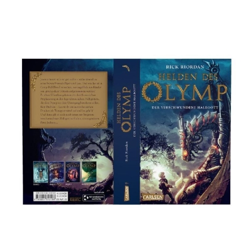 Buchcover und Innenansicht für das Buch: Heroes of the Olympus 1: The lost hero