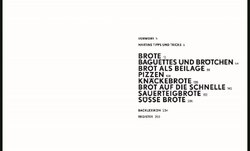 Buchcover und Innenansicht für das Buch: Brot Brot Brot