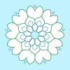 Buchcover und Innenansicht für das Buch: Mein erstes Mandala-Malbuch Frühling