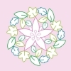 Buchcover und Innenansicht für das Buch: Mein erstes Mandala-Malbuch Frühling