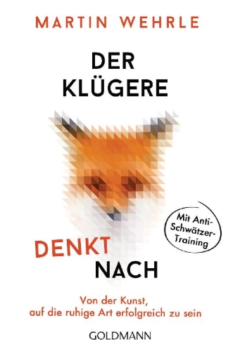 Buchcover und Innenansicht für das Buch: Der Klügere denkt nach