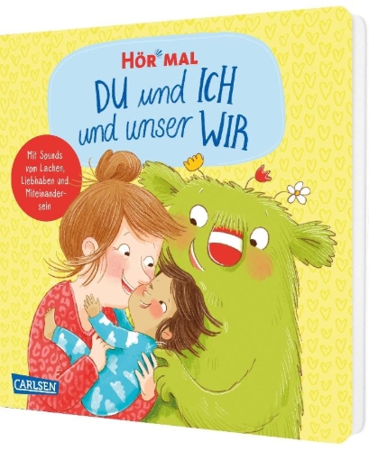 Buchcover und Innenansicht für das Buch: Hör mal (Soundbuch): DU und ICH und unser WIR