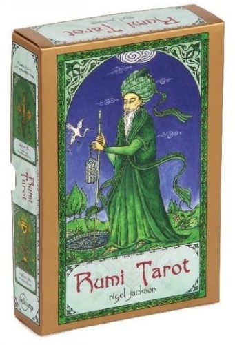 Buchcover und Innenansicht für das Buch: Rumi Tarot - Türkisch