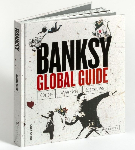 Buchcover und Innenansicht für das Buch: Banksy Unconventional Guide