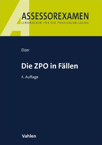 Buchcover und Innenansicht für das Buch: Die ZPO in Fällen