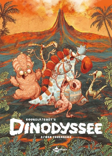 Buchcover und Innenansicht für das Buch: Dinodyssée 2