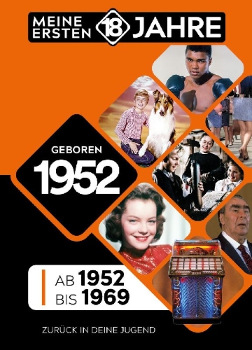 Buchcover und Innenansicht für das Buch: Geboren 1952