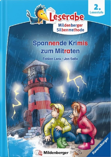 Buchcover und Innenansicht für das Buch: Leserabe - Spannende Krimis zum Mitraten