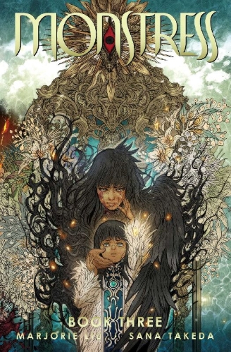 Buchcover und Innenansicht für das Buch: Monstress Book Three