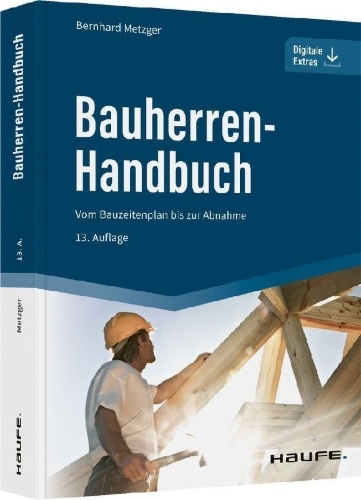 Buchcover und Innenansicht für das Buch: Bauherren-Handbuch