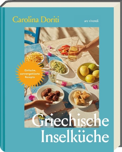Buchcover und Innenansicht für das Buch: Griechische Inselküche