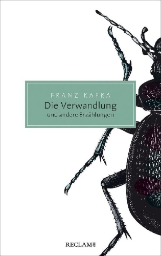 Buchcover und Innenansicht für das Buch: Die Verwandlung und andere Erzählungen