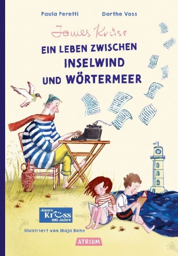 Buchcover und Innenansicht für das Buch: James Krüss - Ein Leben zwischen Inselwind und Wörtermeer