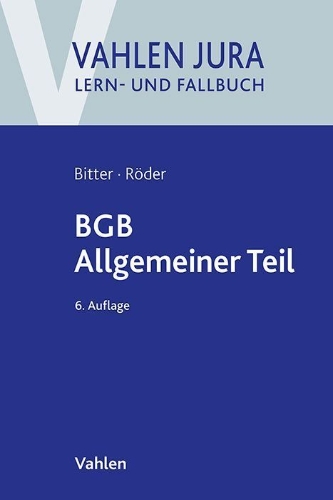 Buchcover und Innenansicht für das Buch: BGB Allgemeiner Teil
