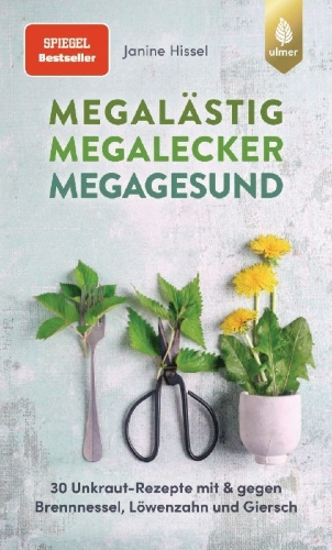Buchcover und Innenansicht für das Buch: Megalästig - megalecker - megagesund