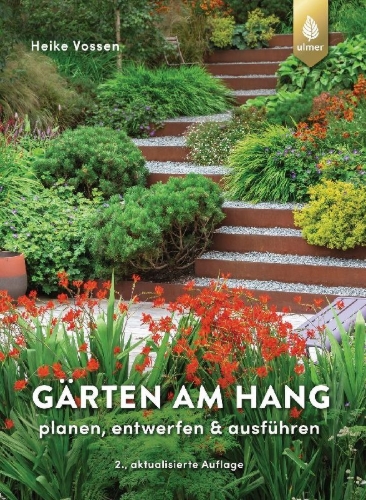 Buchcover und Innenansicht für das Buch: Gärten am Hang