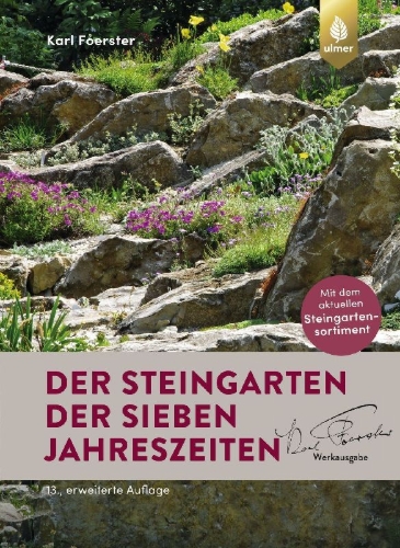 Buchcover und Innenansicht für das Buch: Der Steingarten der sieben Jahreszeiten