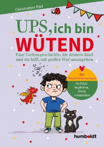 Buchcover und Innenansicht für das Buch: Ups, ich bin wütend