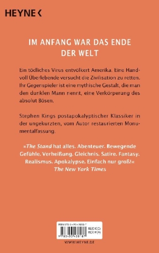 Buchcover und Innenansicht für das Buch: The Stand