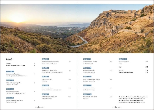 Buchcover und Innenansicht für das Buch: KUNTH Mit dem Wohnmobil durch Griechenland