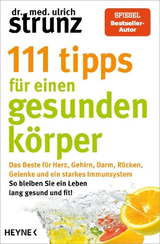 Buchcover und Innenansicht für das Buch: 111 Tipps für einen gesunden Körper