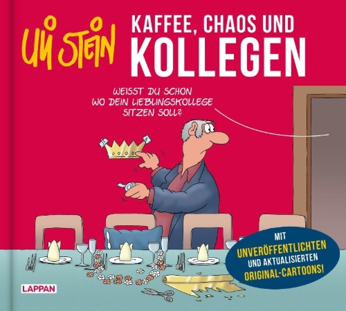 Buchcover und Innenansicht für das Buch: Uli Stein: Freizeit & Beruf: Kaffee, Chaos und Kollegen