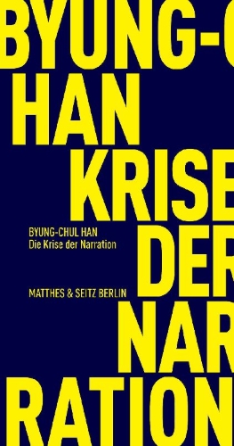Buchcover und Innenansicht für das Buch: Die Krise der Narration