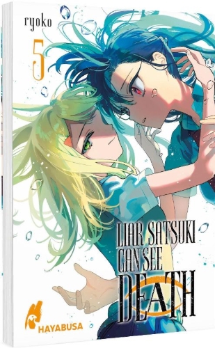 Buchcover und Innenansicht für das Buch: Usotsuki Satsuki wa Shi ga Mieru