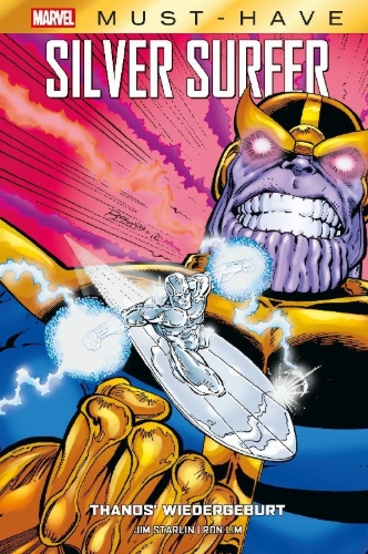 Buchcover und Innenansicht für das Buch: Silver Surfer (1987) #34-#38; Thanos Quest (1990) #1-#2: Logan's Run (1977) #6