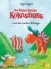 Buchcover und Innenansicht für das Buch: Der kleine Drache Kokosnuss 14 und die starken Wikinger