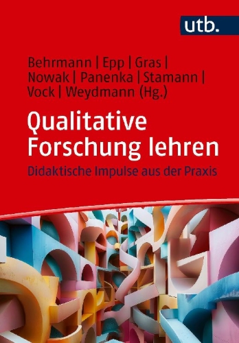 Buchcover und Innenansicht für das Buch: Qualitative Forschung lehren