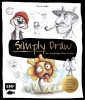 Buchcover und Innenansicht für das Buch: Simply Draw - Mein einzigartiger Zeichen-Workshop für ausdrucksstarke Figuren