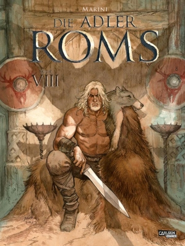 Buchcover und Innenansicht für das Buch: Les Aigles de Rome 8