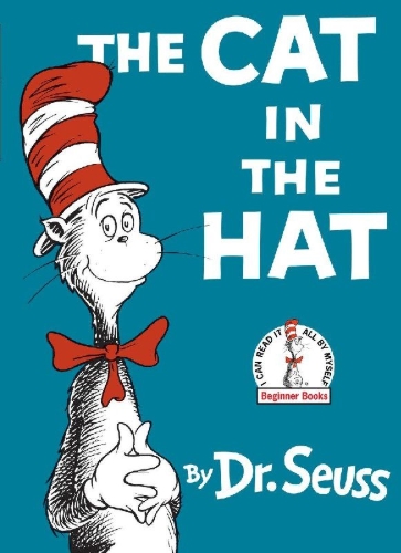 Buchcover und Innenansicht für das Buch: The Cat in the Hat