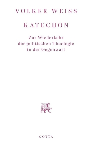 Buchcover und Innenansicht für das Buch: Katechon