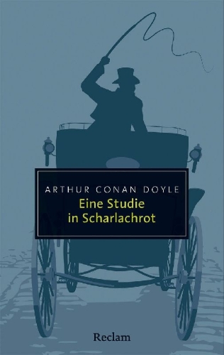 Buchcover und Innenansicht für das Buch: Eine Studie in Scharlachrot