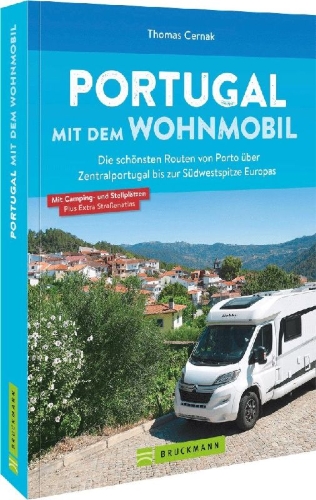 Buchcover und Innenansicht für das Buch: Portugal mit dem Wohnmobil