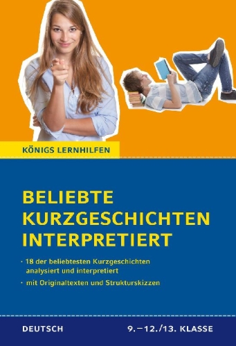 Buchcover und Innenansicht für das Buch: Beliebte Kurzgeschichten interpretiert